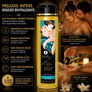 Shunga Massage Oil Island Blossoms 250ml Thumb 1