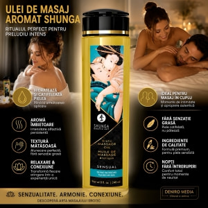 Shunga Massage Oil Island Blossoms 250ml Thumb 5