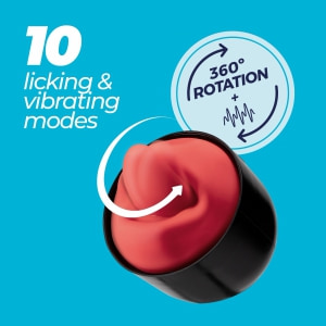 Slurpy Crushious Masturbator Automat 2 în 1 Alb Thumb 4