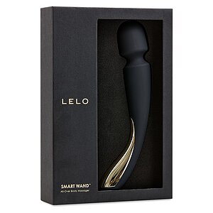 Vibrator Smart Pentru Masaj Wand Medium Negru Thumb 1