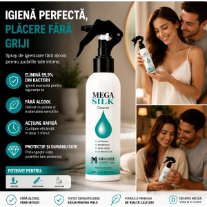 Spray Pentru Igienizarea Jucăriilor Erotice Mega Silk 150ml Thumb 2