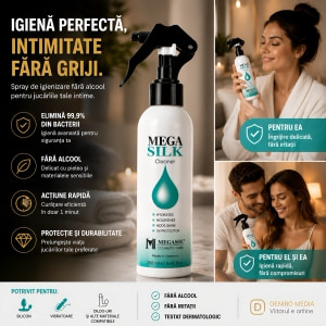 Spray Pentru Igienizarea Jucăriilor Erotice Mega Silk 150ml Thumb 1
