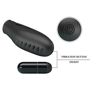 Stimulator Clitoris Pretty Love Gilo Negru Thumb 4