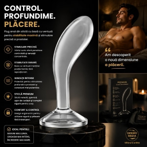 Stimulator Prostată Flawless Clear Prostate Transparent Thumb 1