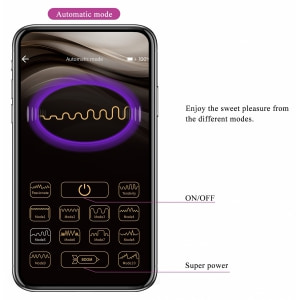 Stimulator Prostată Pretty Love Archenemy App Negru Thumb 2