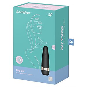 Stimulator Satisfyer Pro 3 Vibration Negru Thumb 3