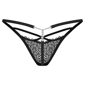 String Obsessive Iliosa Negru L-XL Thumb 3