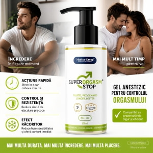 Super Orgasm Stop Gel Întârziere Ejaculare 150ml Thumb 3