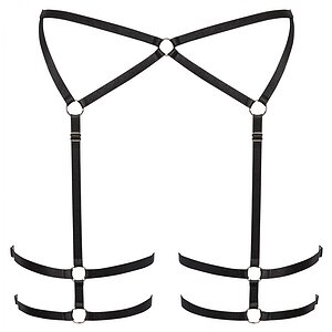 Portjartier Cottelli Collection Hidden Flame Negru S-M Thumb 2