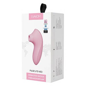 Pulse Lite Neo Svakom 5 Moduri Reîncărcabil Roz Thumb 4