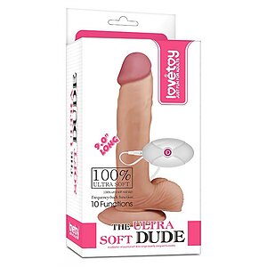 Vibrator The Ultra Soft Dude Flesh Thumb 3