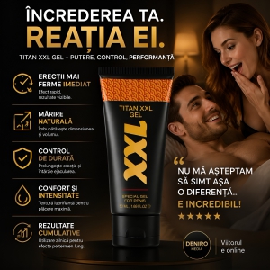 Titan Gel XXL Pentru Mărire Penis,  Erecție și Întârziere Ejaculare Thumb 2