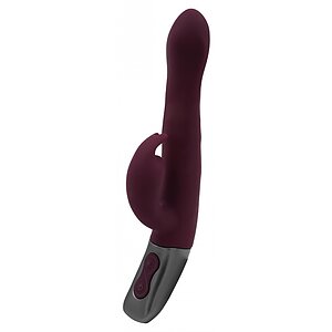 Titanz NMC 21.5cm — 10 Vibrații + 10 Rotații, Reîncărcabil Roșu Thumb 2