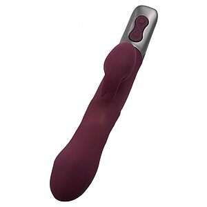 Titanz NMC 21.5cm — 10 Vibrații + 10 Rotații, Reîncărcabil Roșu Thumb 5