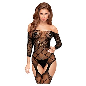 Catsuit Penthouse Top-notch Negru