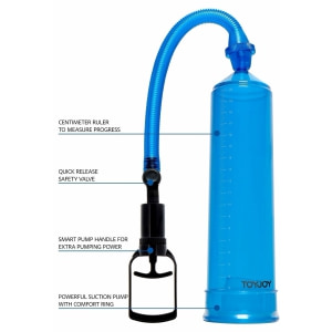 ToyJoy Power Pompă Manuală Pentru Penis Albastru Thumb 6