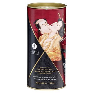 Ulei de Masaj Afrodisiac cu Bule de Șampanie și Senzație de Căldură 100ml Thumb 2