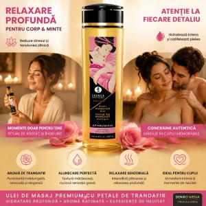 Ulei Masaj Shunga Aromă Trandafir 240ml Thumb 5