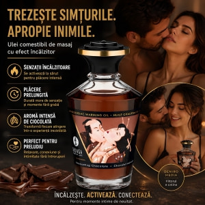 Uleiul Afrodisiac de Masaj cu Ciocolată cu Efect Încălzitor 100ml Thumb 2
