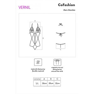Body CoFashion Vernil Negru S-L Thumb 2