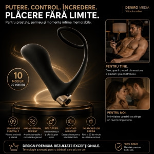 Vibrator Anal Cu Inel Black Velvets Negru Thumb 8