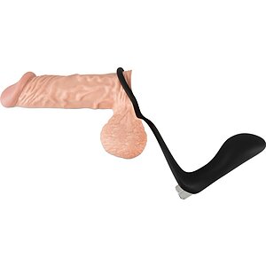 Vibrator Anal Cu Inel Black Velvets Negru Thumb 4