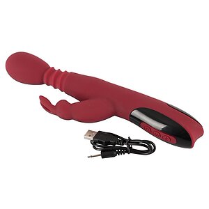 Vibrator Cu încălzire You2Toys Rabbit Roșu Thumb 3