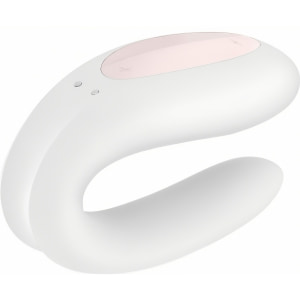 Vibrator Cuplu Satisfyer Double Joy Alb Thumb 3