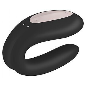 Vibrator Cuplu Satisfyer DoubleJoy Negru Thumb 6