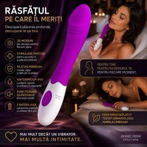 Vibrator Esențial Pretty Love Punct G Adorabil Mov Thumb 4