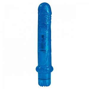 Vibrator Jammy Jelly Fresh Glitter albastru