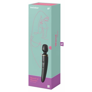 Vibrator Magic Wand Satisfyer Negru Thumb 6