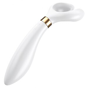 Vibrator Pentru Cuplu Multifun 3 Alb Thumb 8