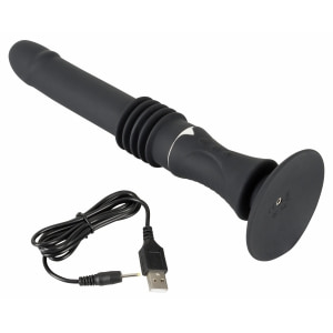 Vibrator Portabil Sex Machine Negru Thumb 9
