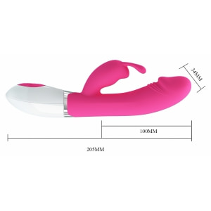 Vibrator Rabbit cu Voce Pretty Love Gene Roz Thumb 6