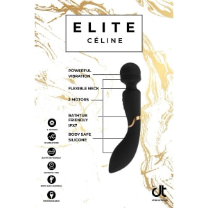 Vibrator Wand Elite Celine Negru Thumb 6