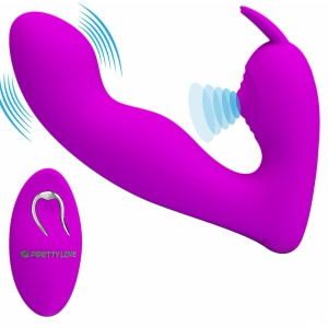 Josephine Vibrator Dublu Pentru Punctul G și Clitoris Mov Thumb 2