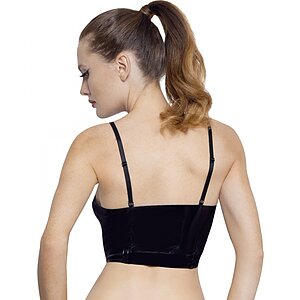 Sutien Black Level Vinyl Top Emma Negru M Thumb 1