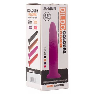 Dildo 16.5cm Colours Pleasure 4 Negru Thumb 3
