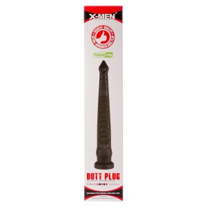 X Men Plug Anal PVC Negru cu Ventuză, 59 cm, Stimulare Thumb 8