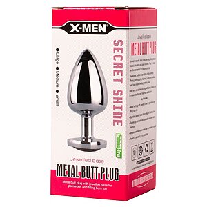 Anal Plug Secret Shade Metal L Argintiu Thumb 1