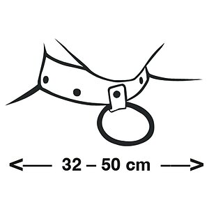 Zgardă Zado Bondage Collar Negru Thumb 3