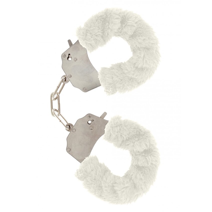 Cătușe Furry Fun Cuffs Alb