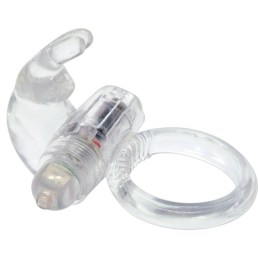 Inel Cu Vibrații Silicone Soft Transparent