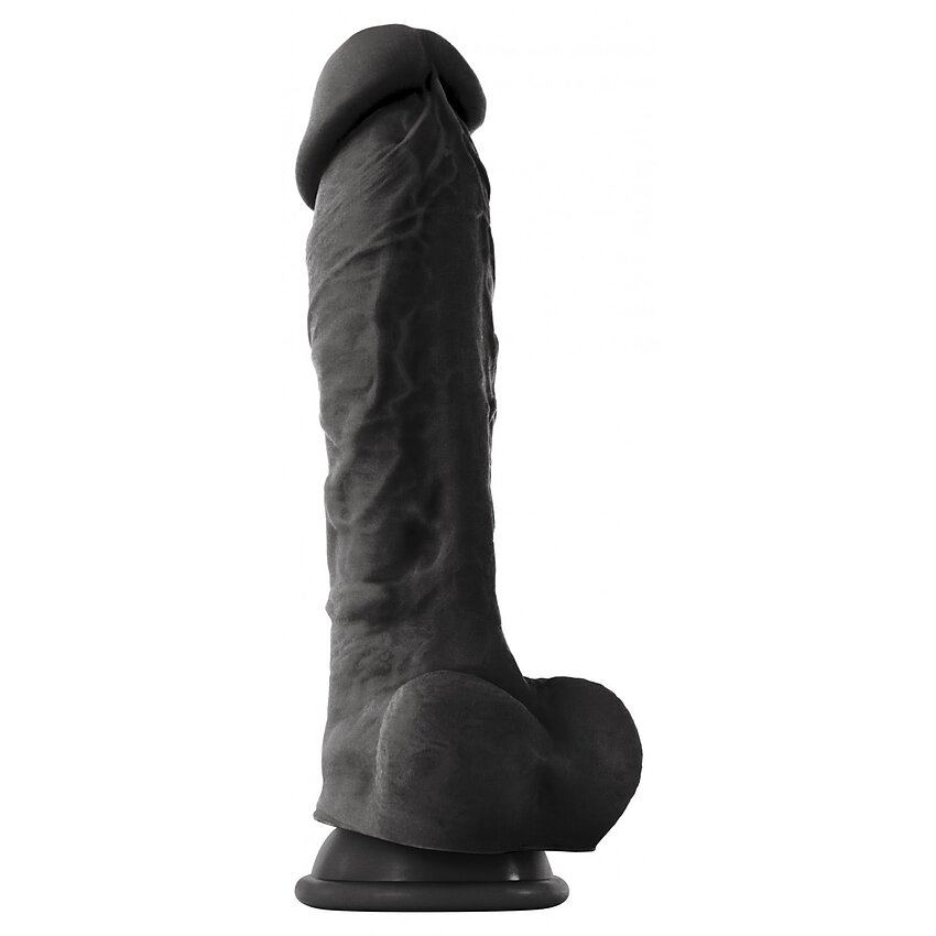 Dildo Colour Soft 23.6cm Negru