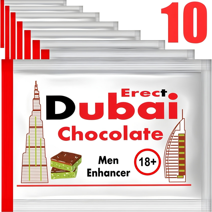 Ciocolată Dubai Pentru Performanță Masculină 10 plicuri