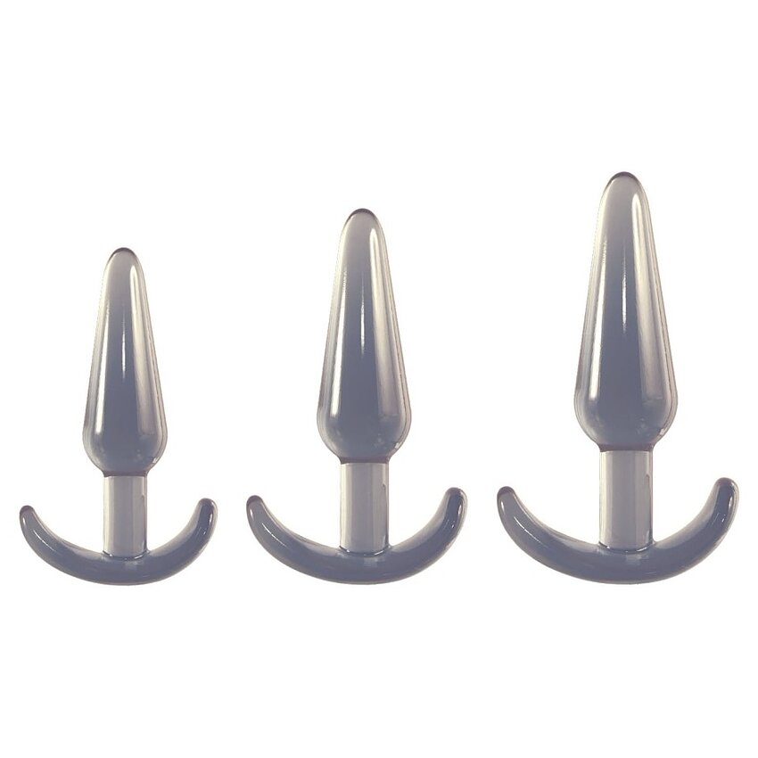 Set NMC 3 Dopuri Anale Conice Introducere Treptată Transparent