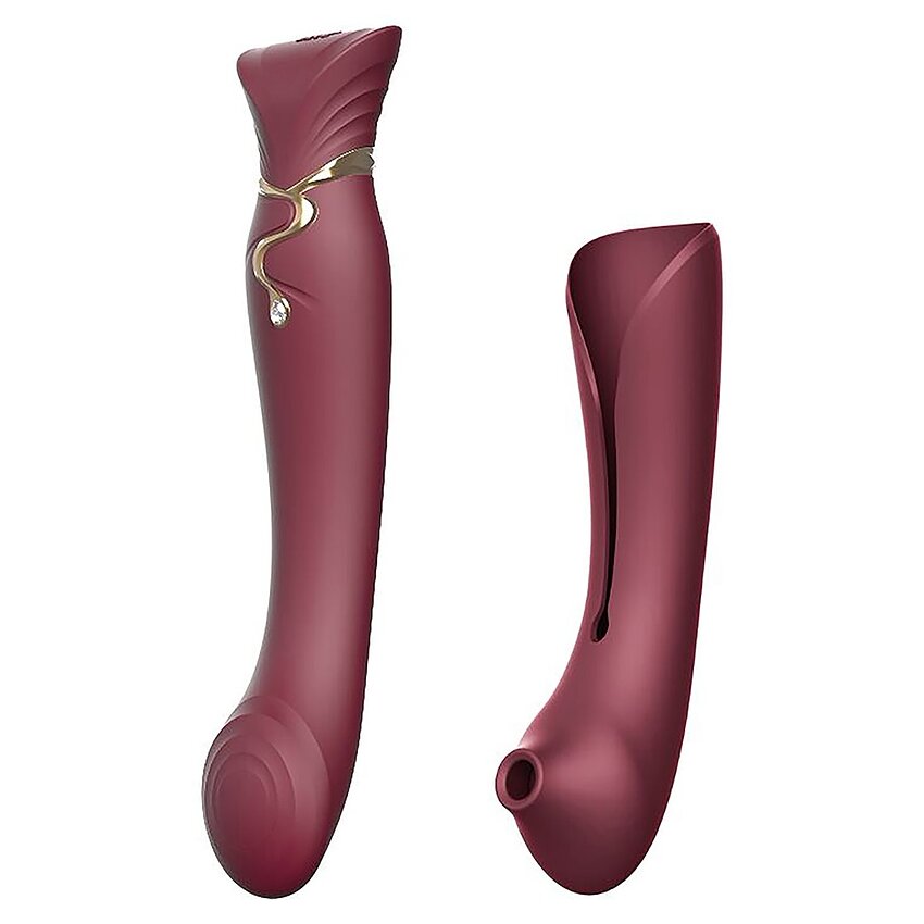 Vibrator Zalo Queen Set Punctul G Vișiniu