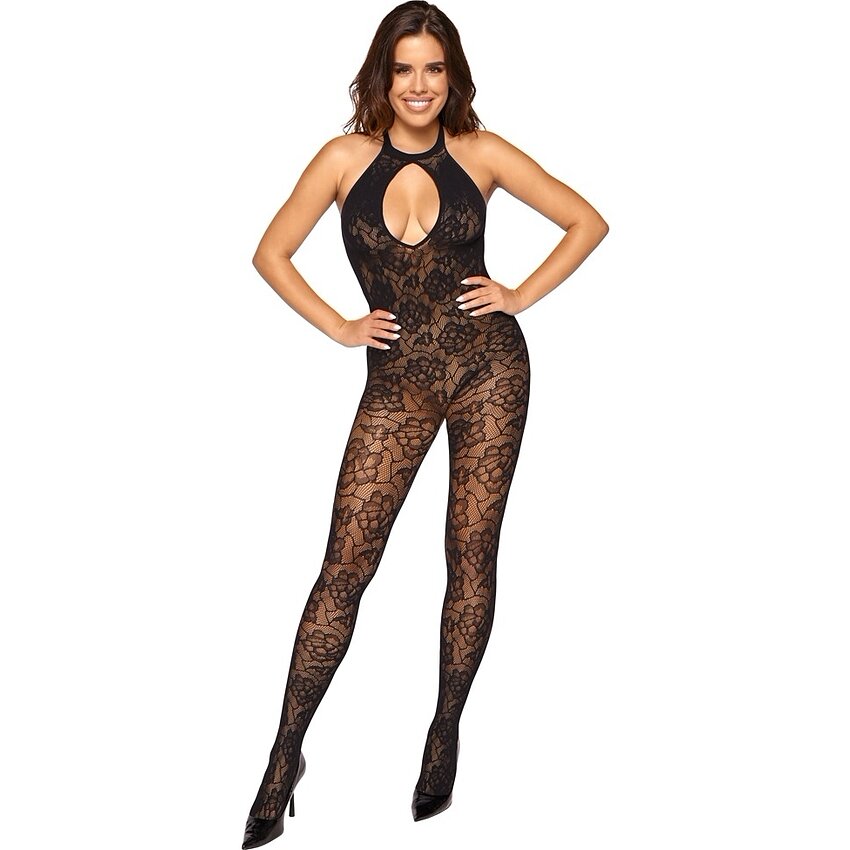 Catsuit Cottelli Collection Irene Negru S-L