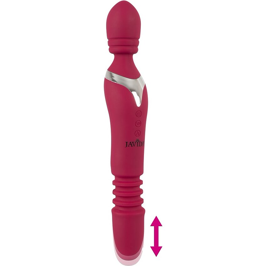 Vibrator Javida Warming And Thrusting Roșu